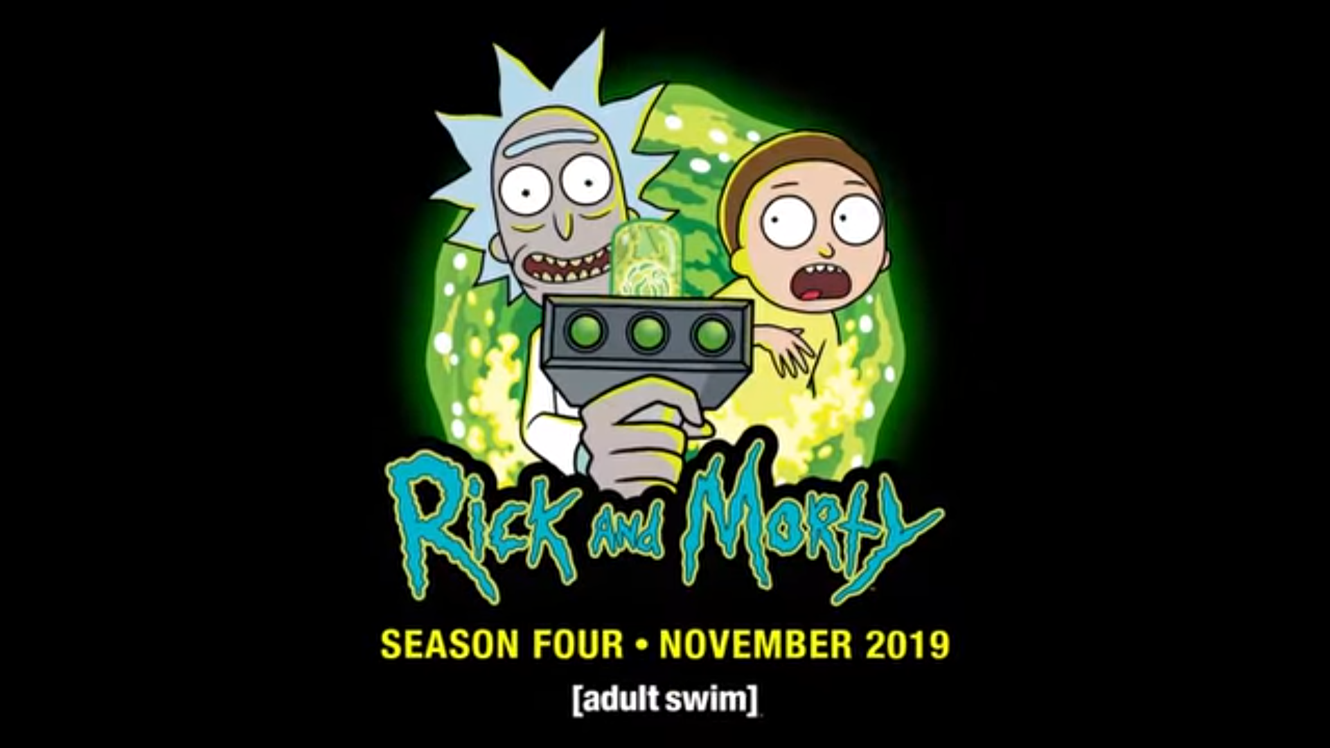 简讯rickandmorty第四季将于今年11月回归看来制作组吸够了灵感来了